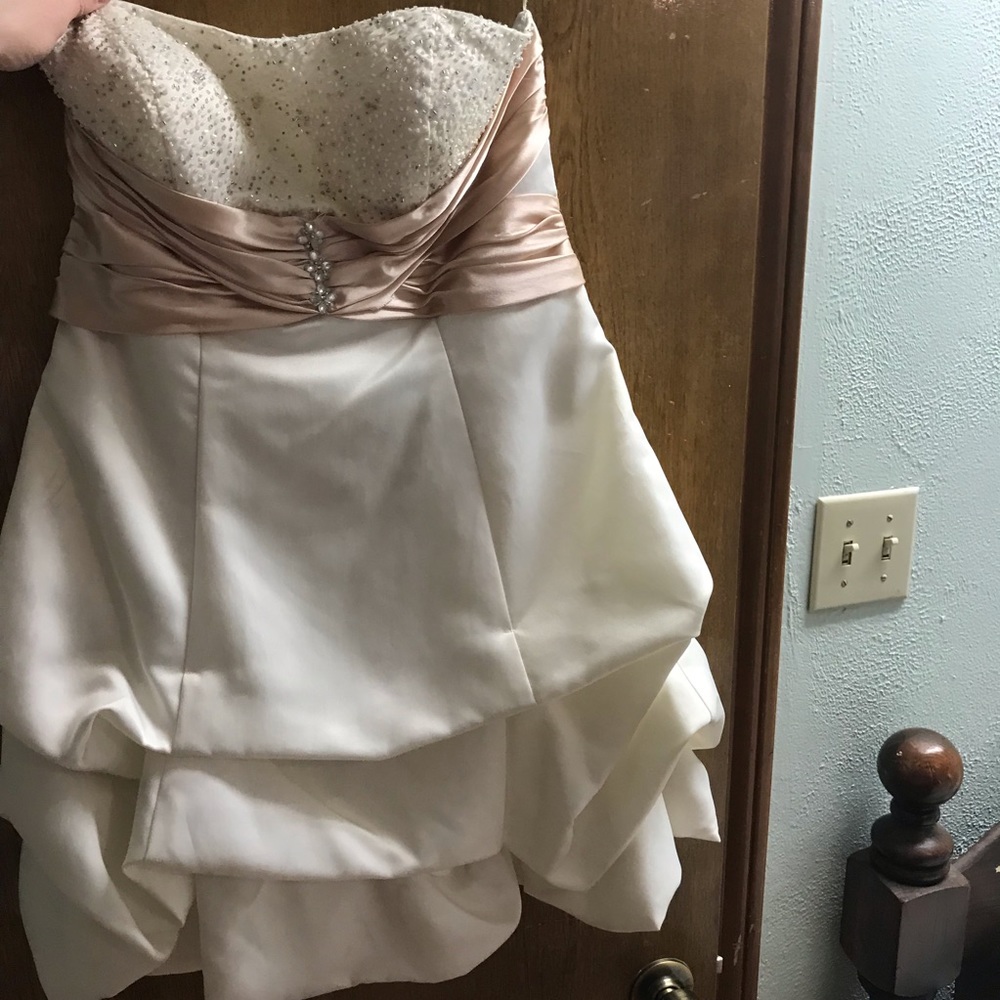 White mini dress for formal/prom/cocktail party